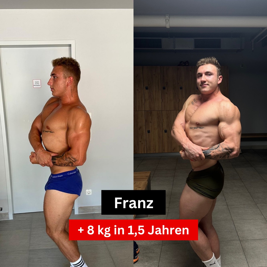 Vorher-Nachher-Bild von Franz